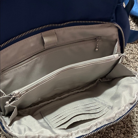 🌻 2/$25 Baggallini Midnight Blue Crossbody Bag NWOT - Picture 5 of 8